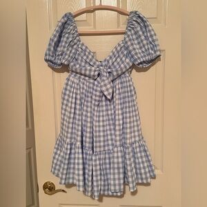 Vici Mini Gingham Dress Size Small